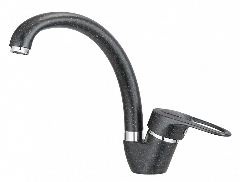 ST-03, ЧЁРНЫЙ, СМЕСИТЕЛЬ КУХОННЫЙ