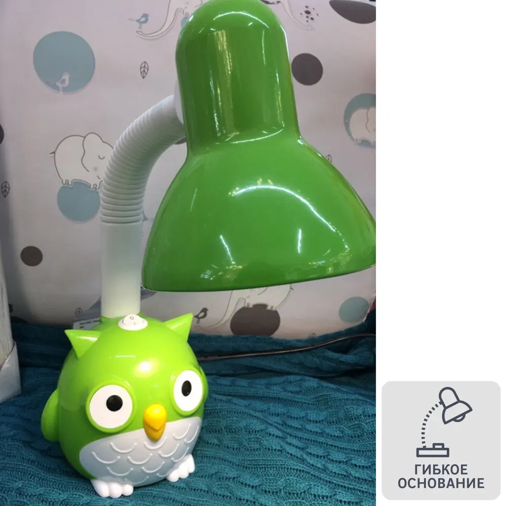 Настольная лампа Camel KD-380 «Сова», цвет зелёный CAMELION STLM-2067816