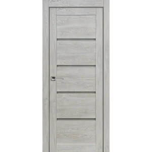 Дверь межкомнатная Тренд остекленная горизонтальная финиш-бумага ламинация цвет дуб серый 60x200 см
