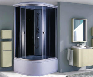 Душевая кабина NG- 2510-14R (1200х800х2150) высокий поддон(45см) стекло ТОНИРОВАННОЕ