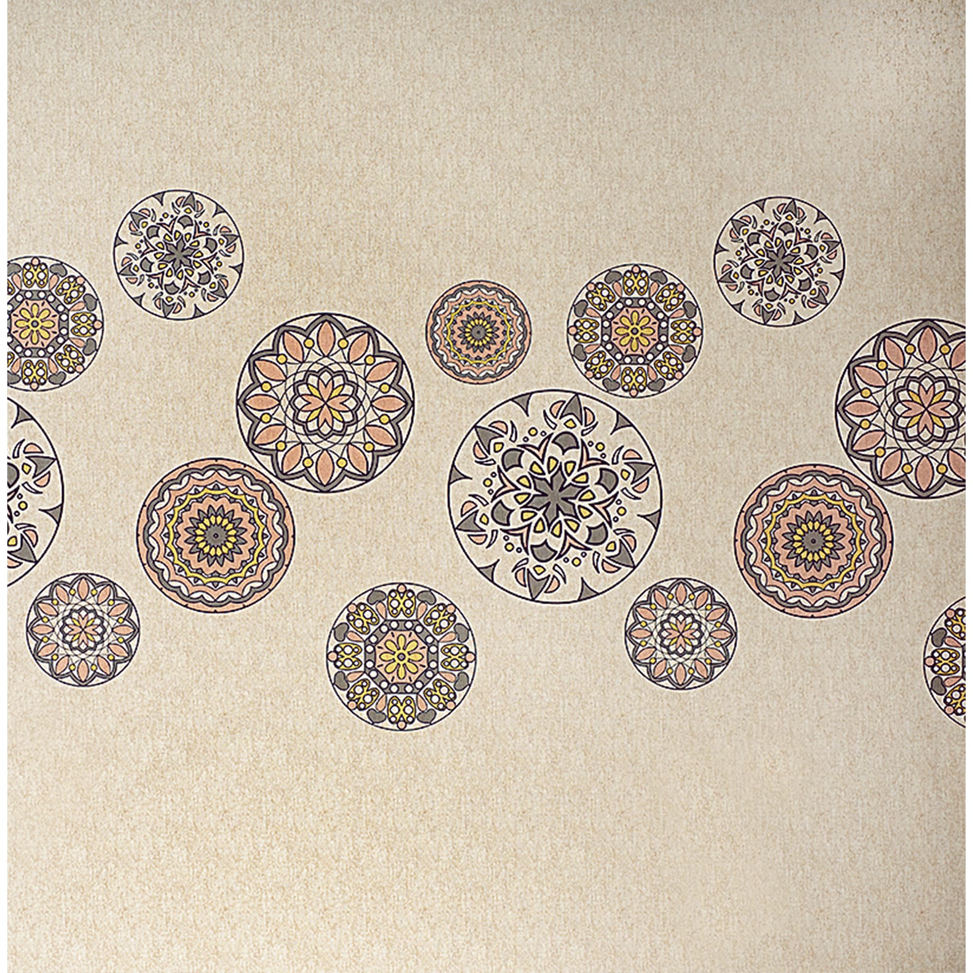 82760332 Скатерть «Этно» 160х140 см цвет бежевый Oxford Santreyd - Вид №1