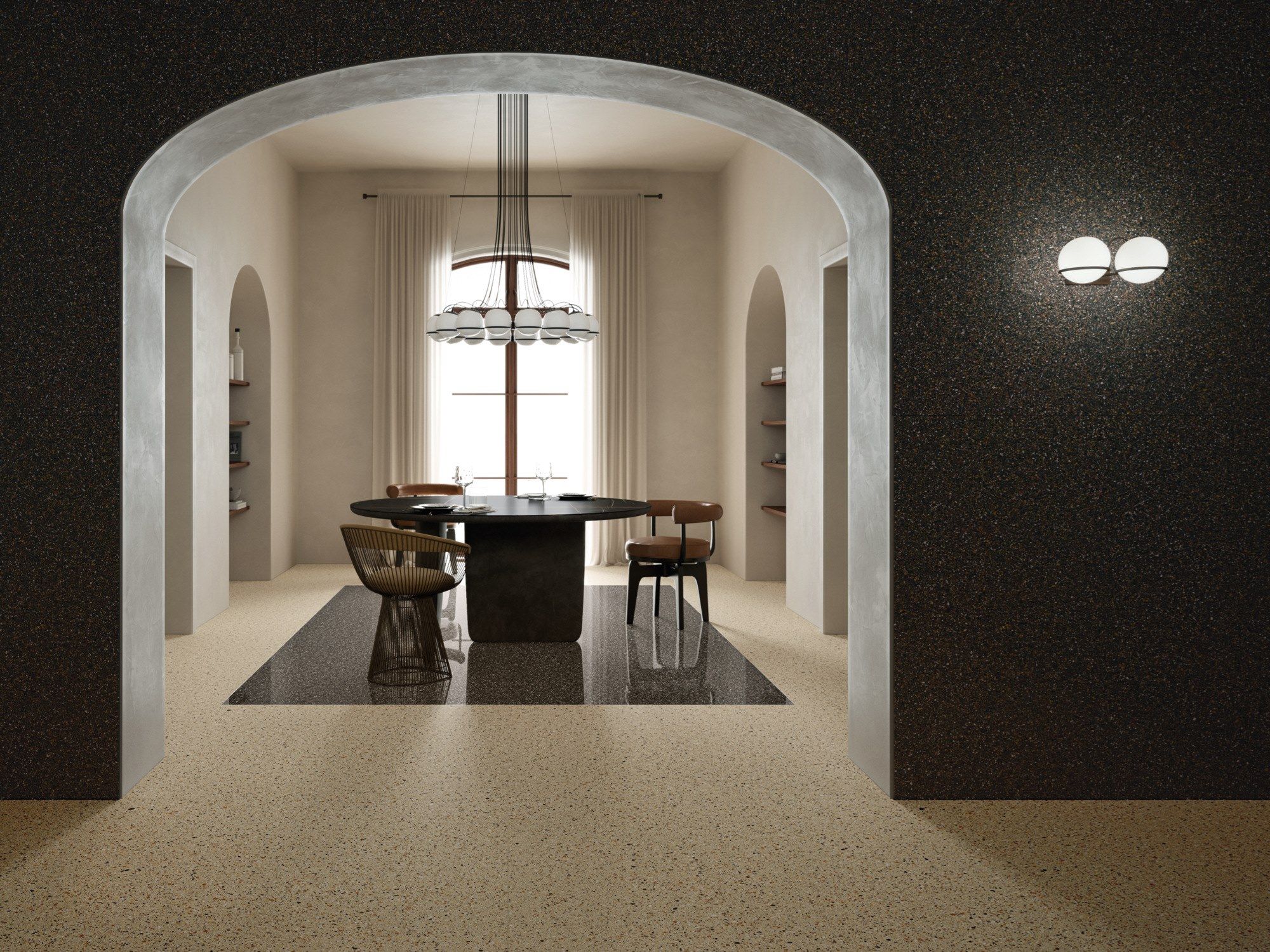 Пол / облицовка керамогранита для интерьера с эффектом камня ARIOSTEA академия полного тела ARCH-00042155 - Вид №10