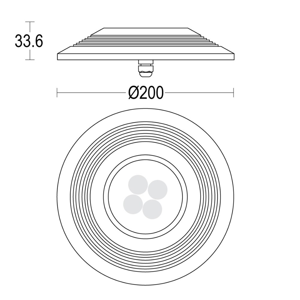 Neo Flat 200 Ghidini Neo Flat RD .05 Темно-Cерый (Матовый)  - Вид №1