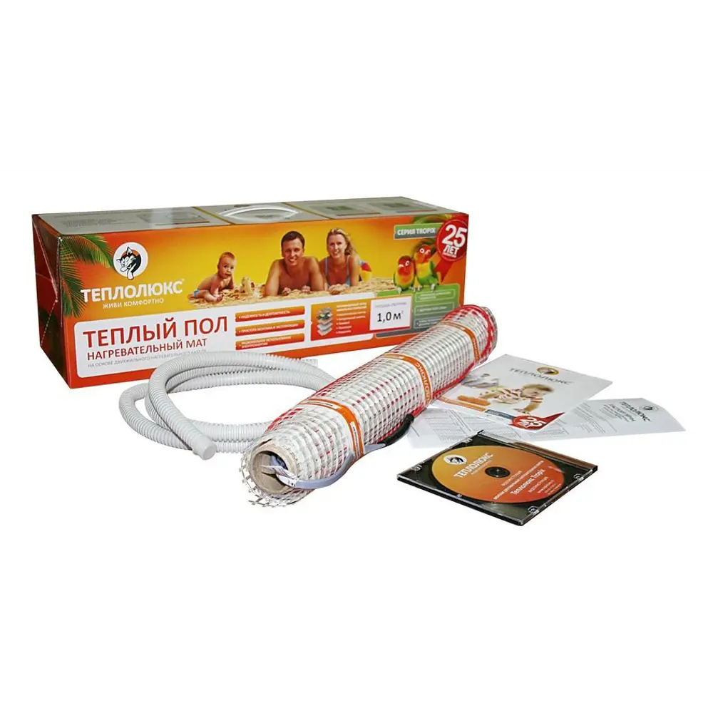 Нагревательный мат для теплого пола Теплолюкс Tropix 6 м², 900 Вт STLM-2069935