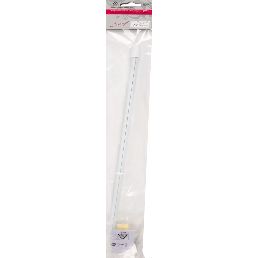 Карниз витражный Калифорния 55-85 см металл цвет белый ЭСКАР STLM-2005222 - Вид №2