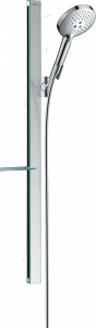 27649000 Raindance Select S Душевой набор 120 3jet EcoSmart 9 л / мин со штангой 90 см и мыльницей Hansgrohe