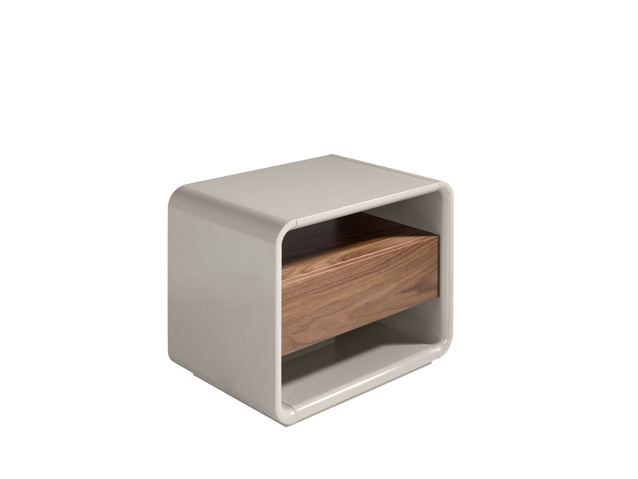 Прямоугольная прикроватная тумбочка из МДФ с ящиками Angel Cerda Nature Life ARCH-00092995