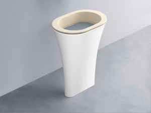 AMLA65-LN+AMPILO-BR+AMCOLO-BL Раковина Amedeo Ovale отдельностоящая cielo Enjoy + Amedeo