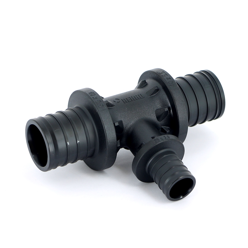 Тройник редукционный надвижной пластиковый REHAU 40х25х40 160068 - Вид №1