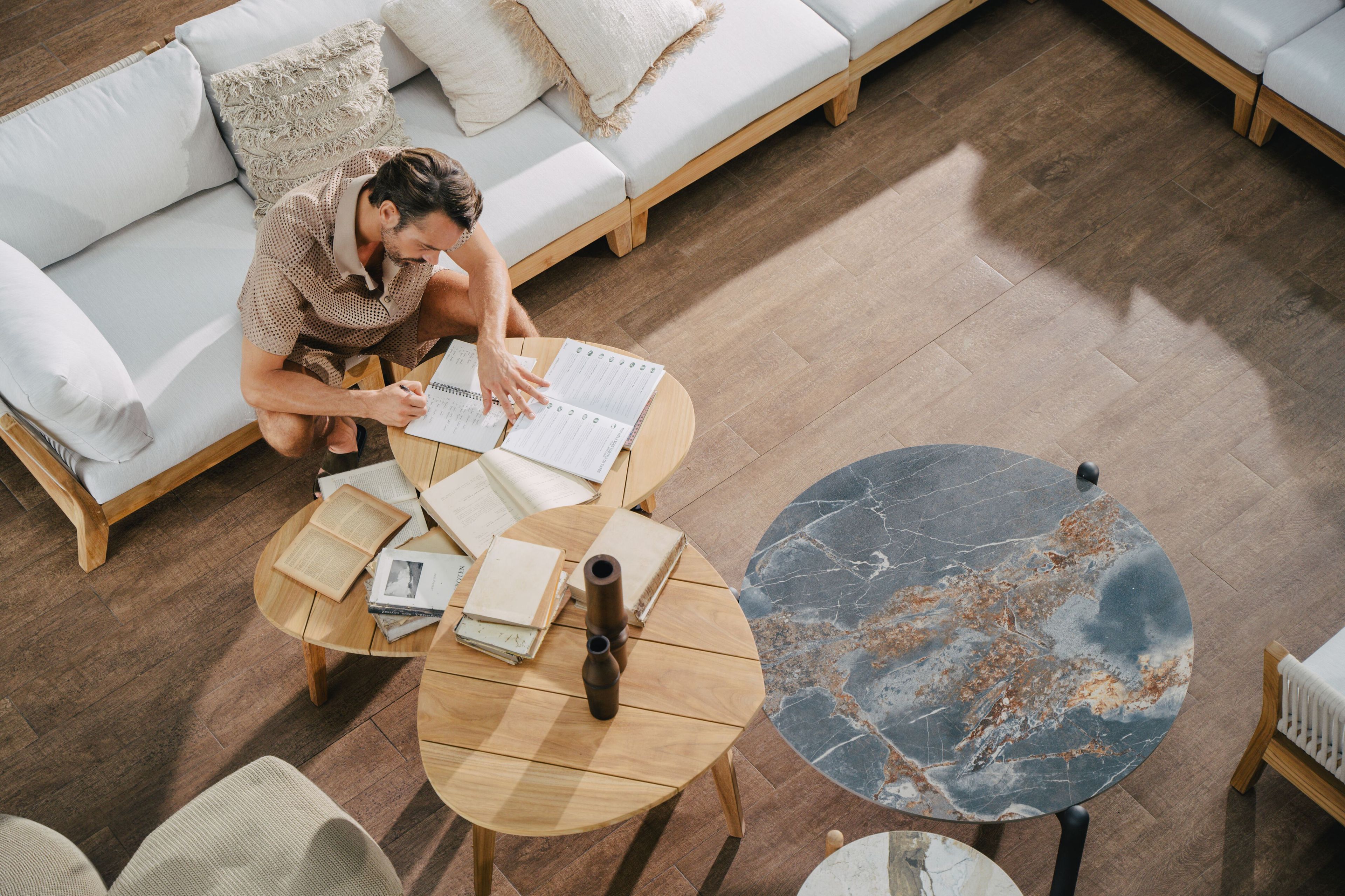 Садовый стол из тикового дерева cbdesign Tria ARCH-00010708 - Вид №6