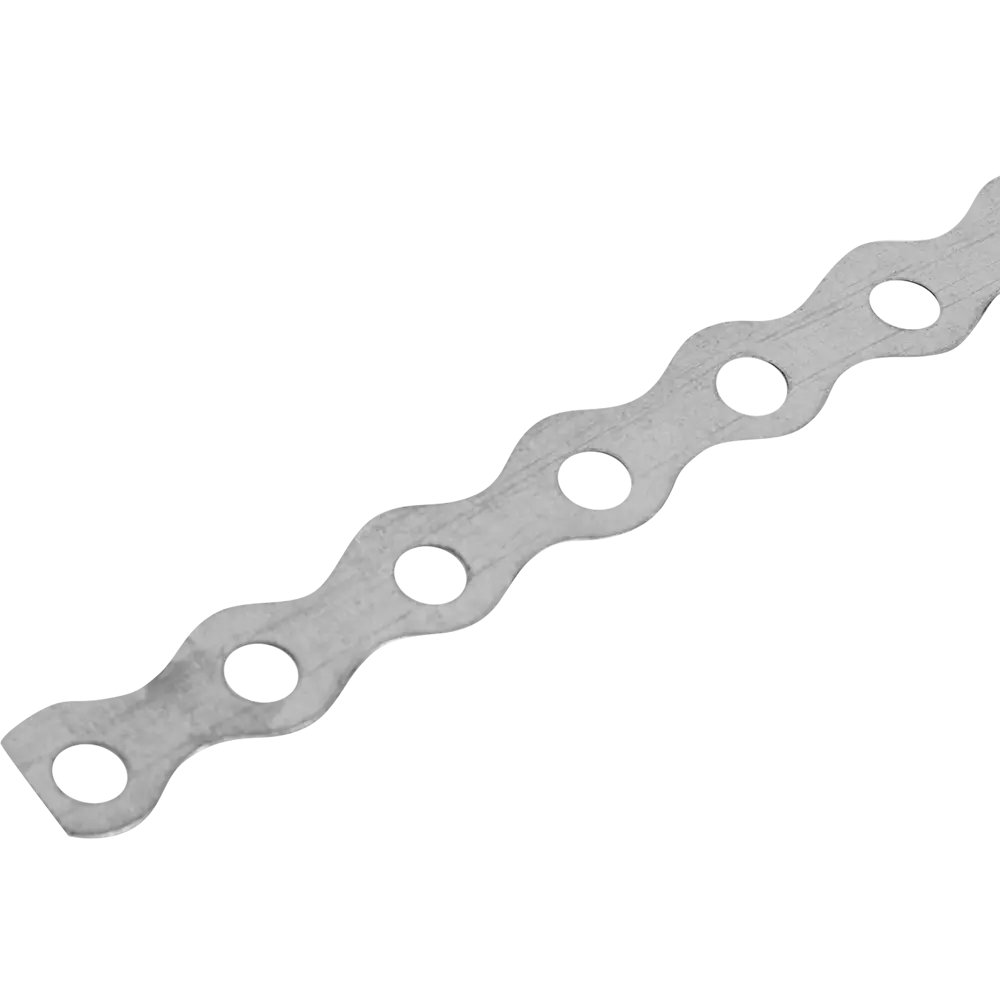 Перфорированная лента волна 17х05 10 м цвет серый Santreyd STLM-2053990 - Вид №1