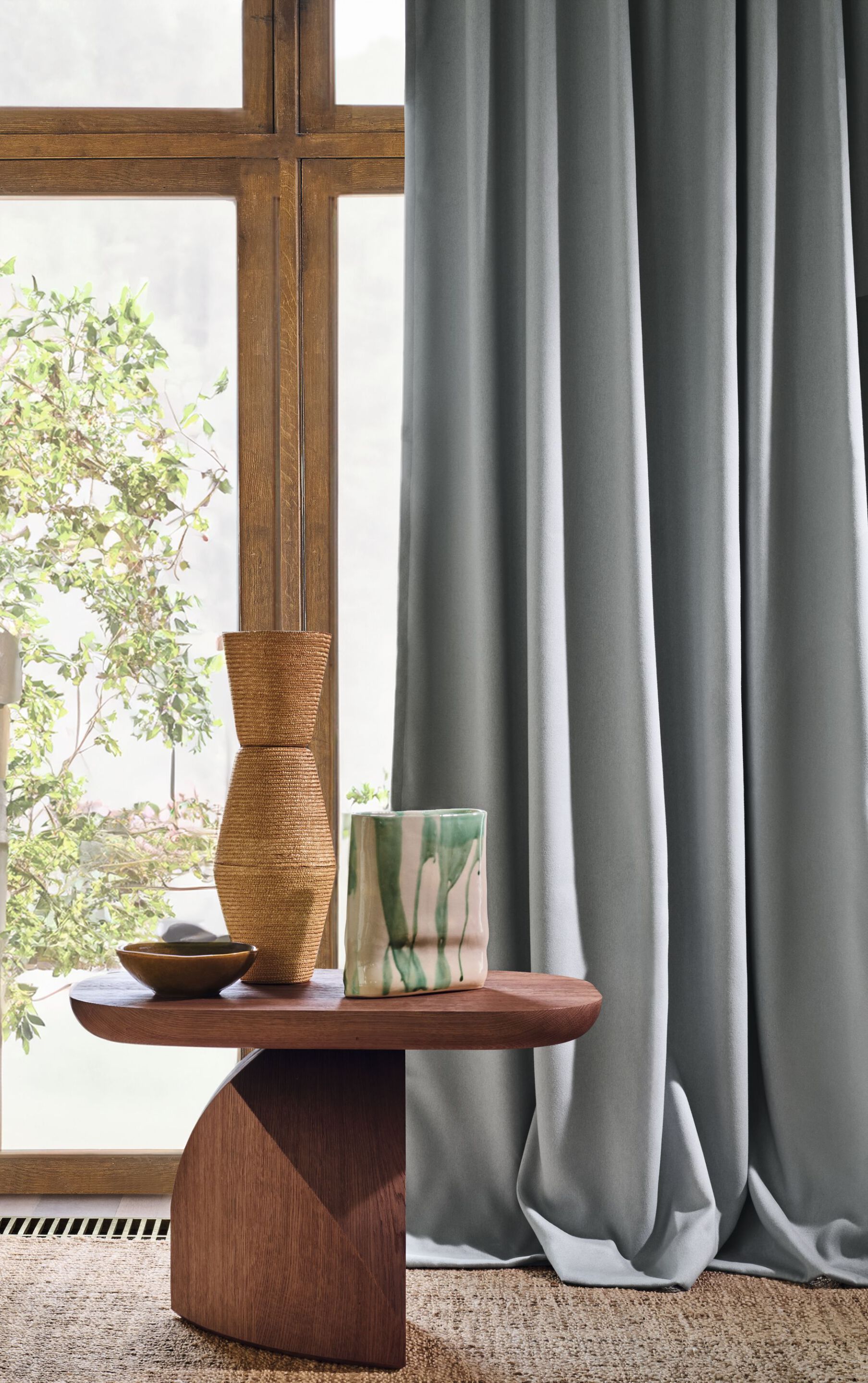 Шерстяная однотонная ткань Casamance Barra ARCH-00151471 - Вид №1