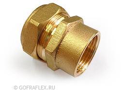 Муфта труба-внутренняя резьба (мама) 20мм * 3/4 дюйма Flexible hose Россия