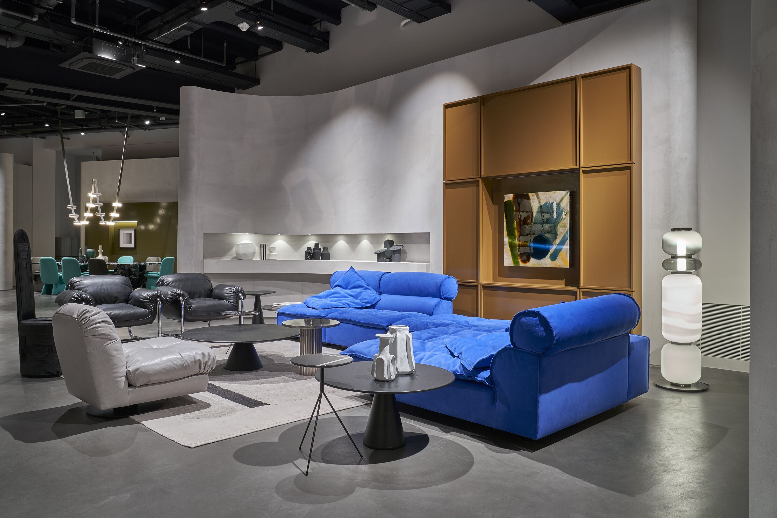 Кожаный модульный диван Baxter Miami Soft ARCH-00053774 - Вид №11