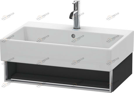 VA602604949 Тумбочка подвесная Vero Air #VA6026 684 x 431 мм Графит матовый, декор Duravit