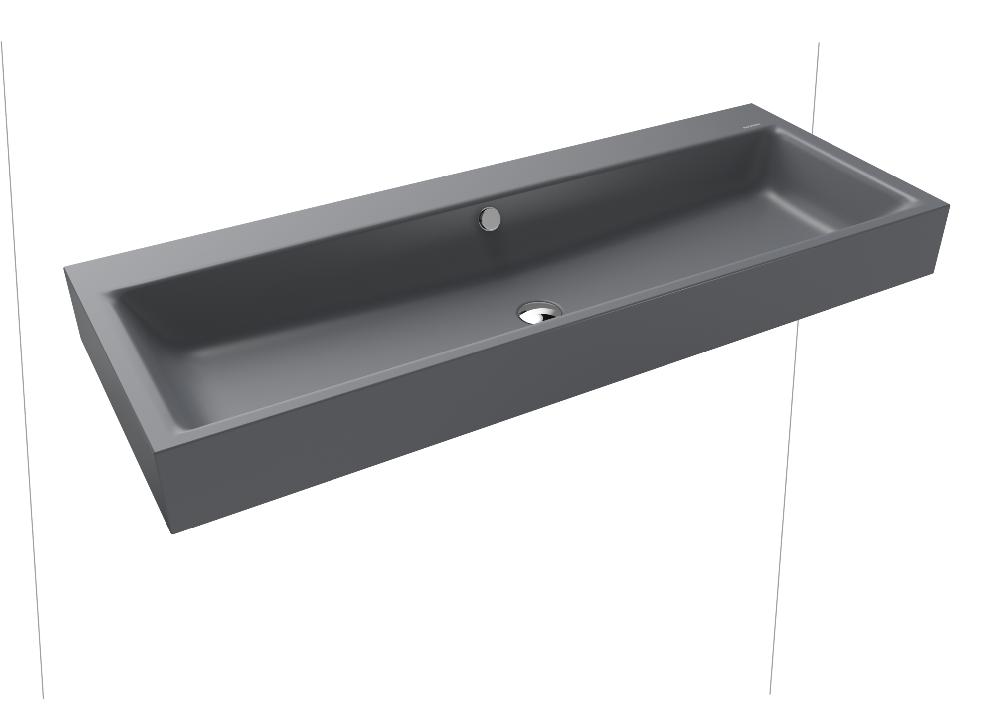 Умывальник KALDEWEI Сталь эмалированная 3167 455 холодный серый 70 31673319455