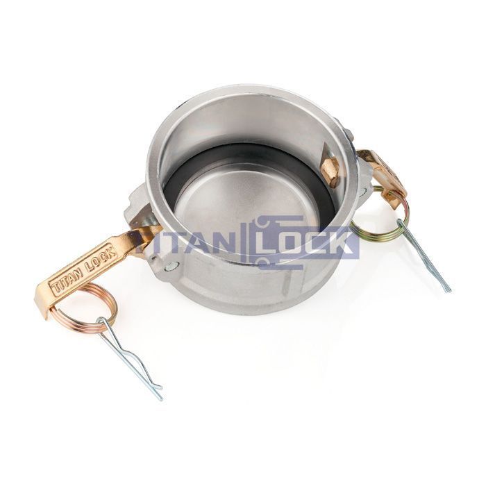 Камлок алюминиевый тип DC, заглушка для ниппеля 3", TL300DCAL TITAN LOCK  - Вид №3