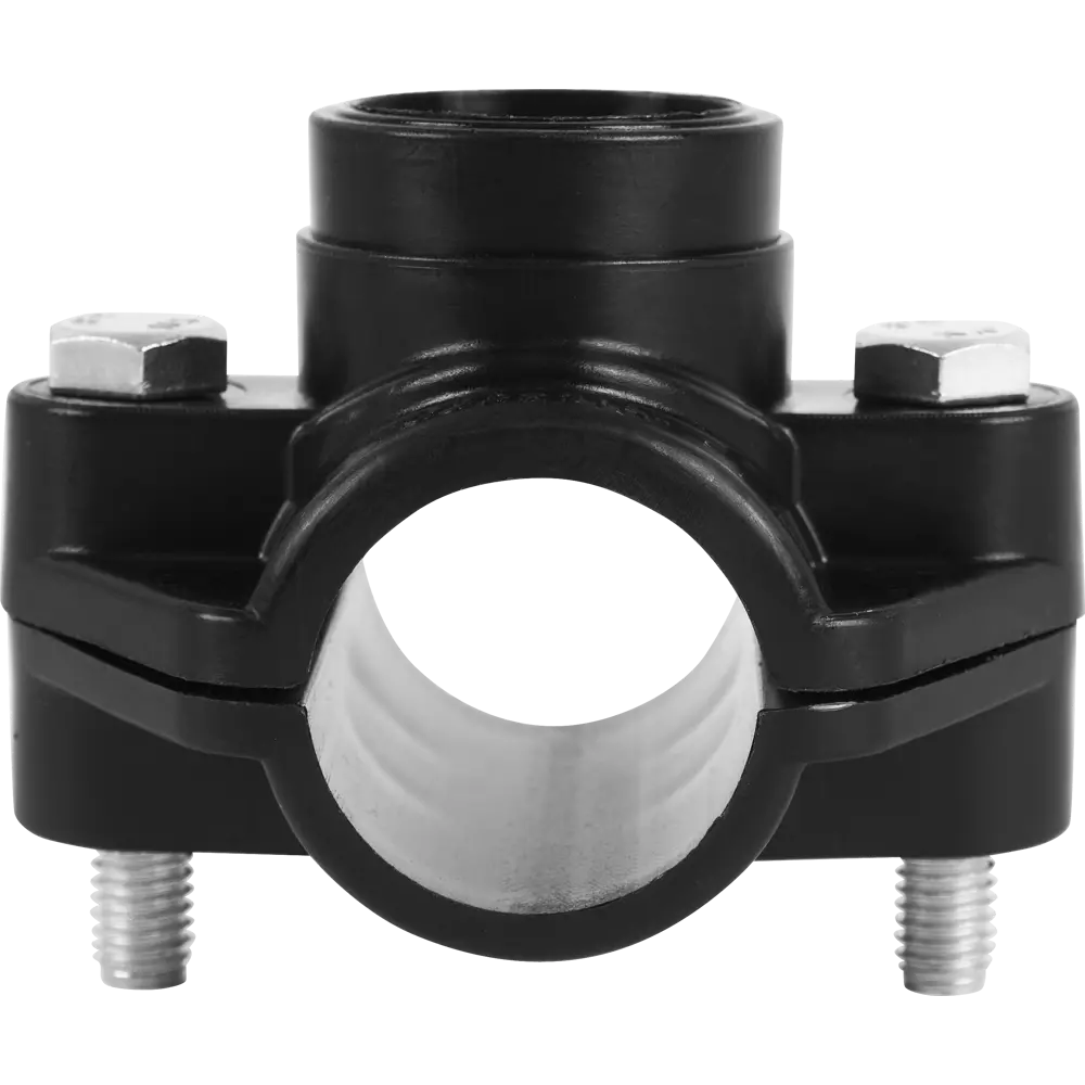 Седелка-переходник ПОЛИТЭК 32 мм с резьбой для водопровода 15460907 STLM-0005844 - Вид №1
