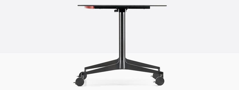 Pedrali Прямоугольный складной металлический стол на колесиках sun-id-1436672 - Вид №1
