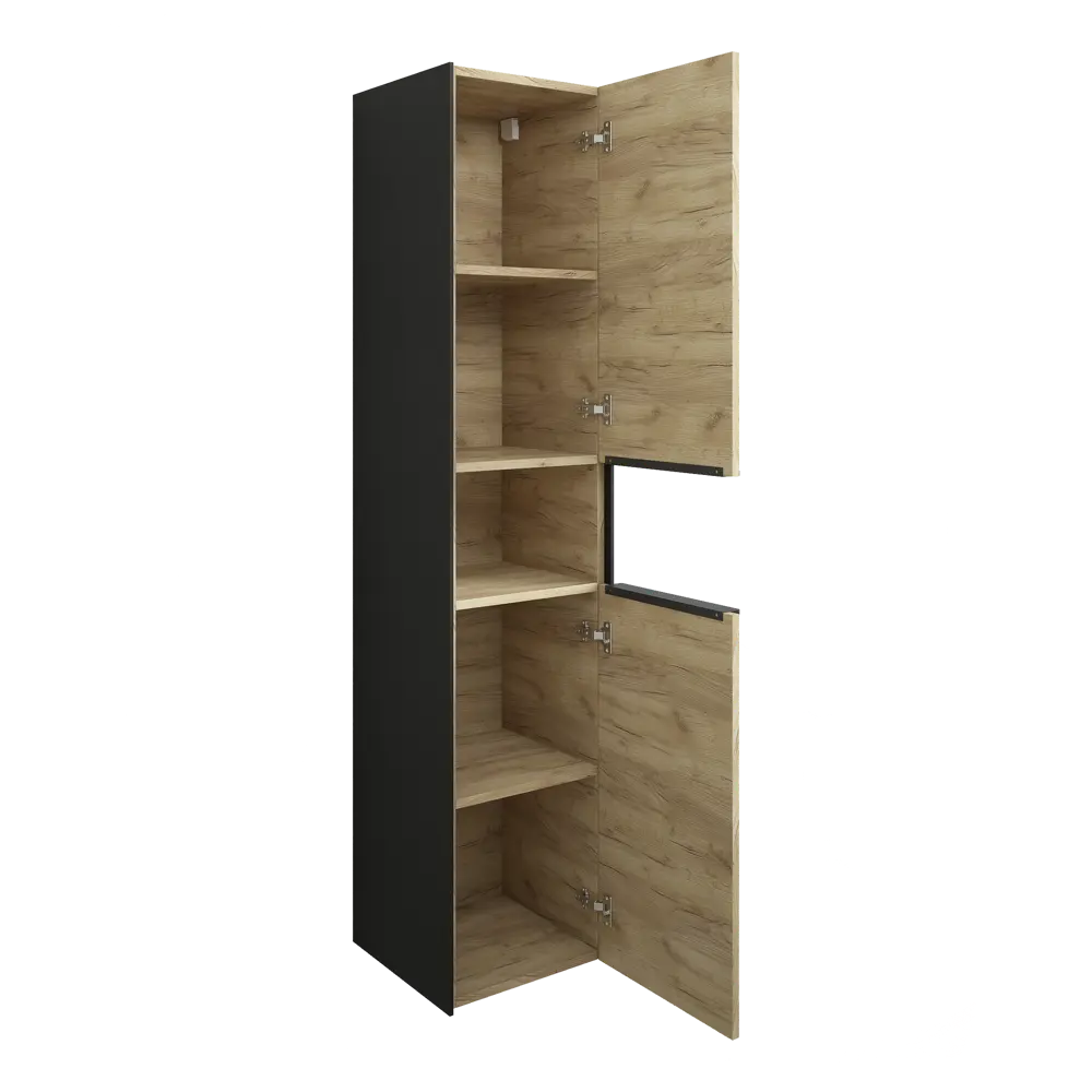 Пенал подвесной Барселона 36 2 полки ЛДСП цвет дуб крафт Santreyd STLM-2201169 - Вид №4