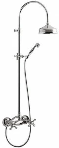 Rubinetteria Giulini Настенная душевая стойка с ручным душем Lotus - vienna F0507wc-s