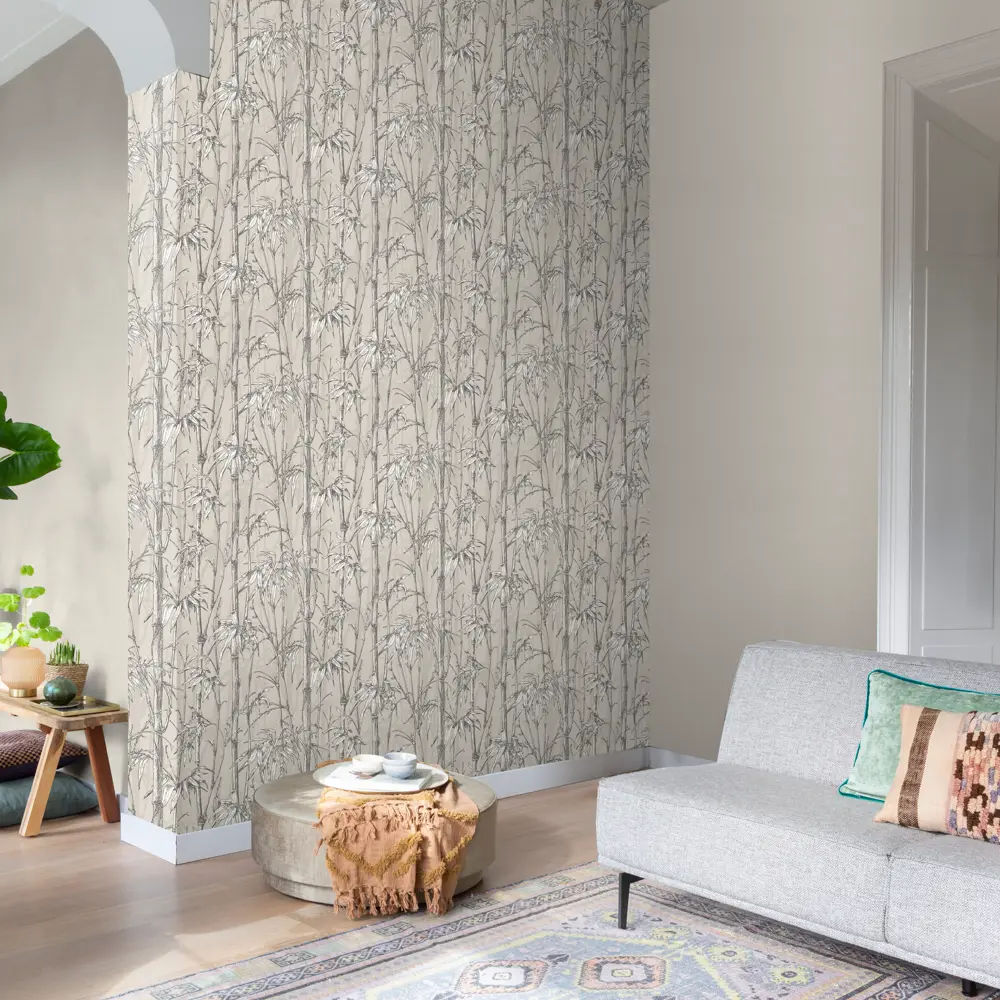 Обои флизелиновые Rasch Florent Бамбук бежевые 1.06 м м R819953 Florentine STLM-2103084 - Вид №3