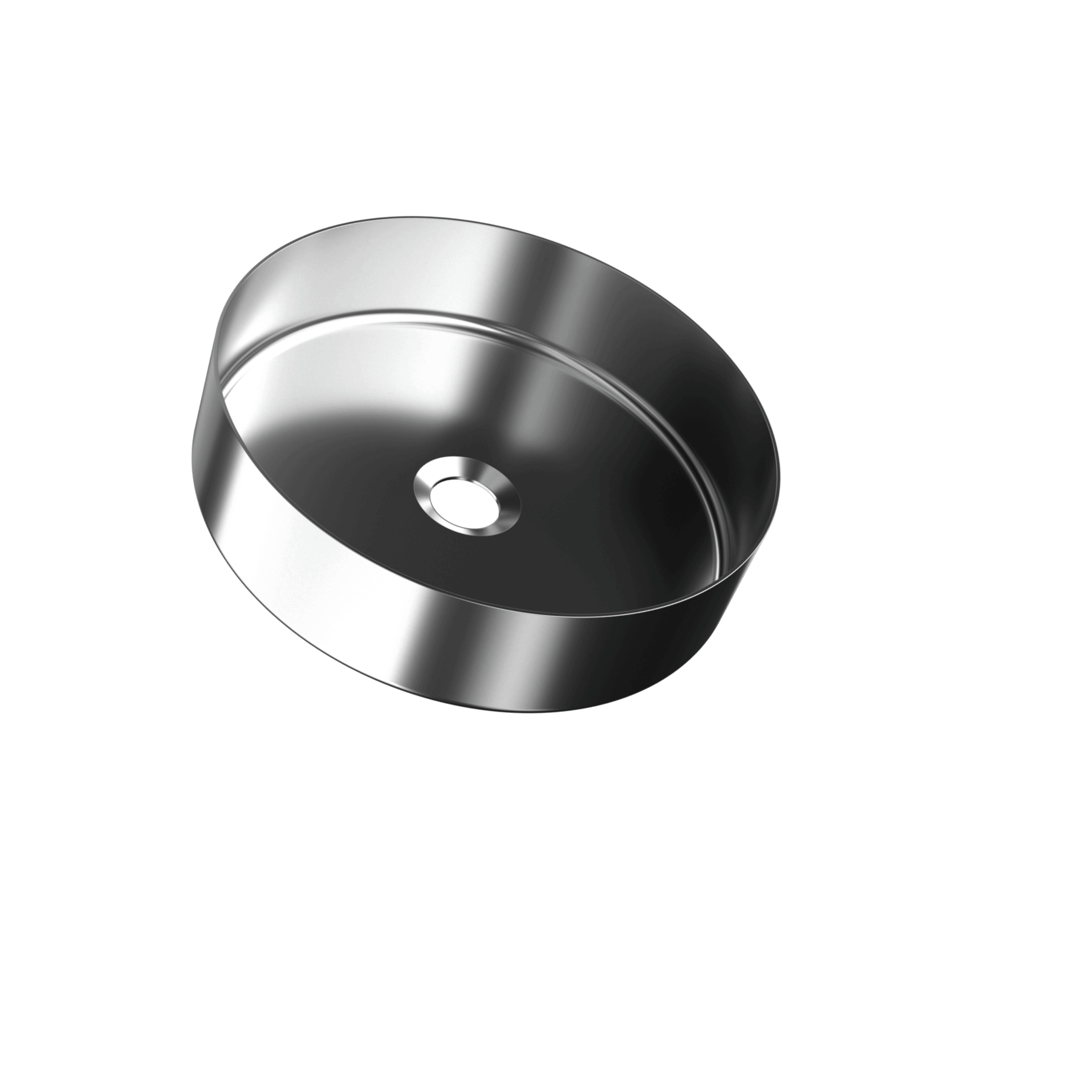 V510-S Круглая раковина из нержавеющей стали Ø36см Duten 