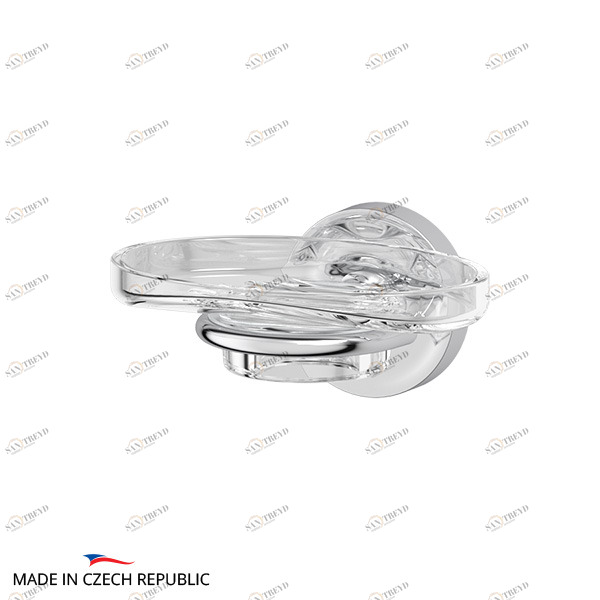 Держатель с прозрачной мыльницей Ellux ELEGANCE ELE 009-C01 sun-id-561298