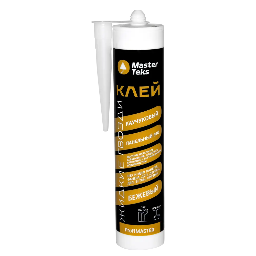 Masterteks ЖГ 910 - каучуковый клей для панелей с мгновенным схватыванием 87977904 STLM-0076503