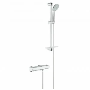Термостатический смеситель для душа GROHE Grohtherm 2000 с душевым гарнитуром, хром (34195001)