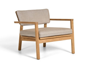 Садовое кресло из тикового дерева с подлокотниками