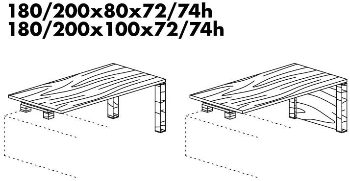 Bralco Письменный стол со встроенной полкой Jet sun-id-1422791 - Вид №2
