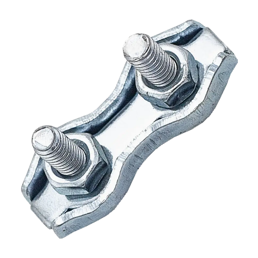 Зажим для троса Duplex 6 мм сталь оцинкованная 2 шт Santreyd STLM-2135409