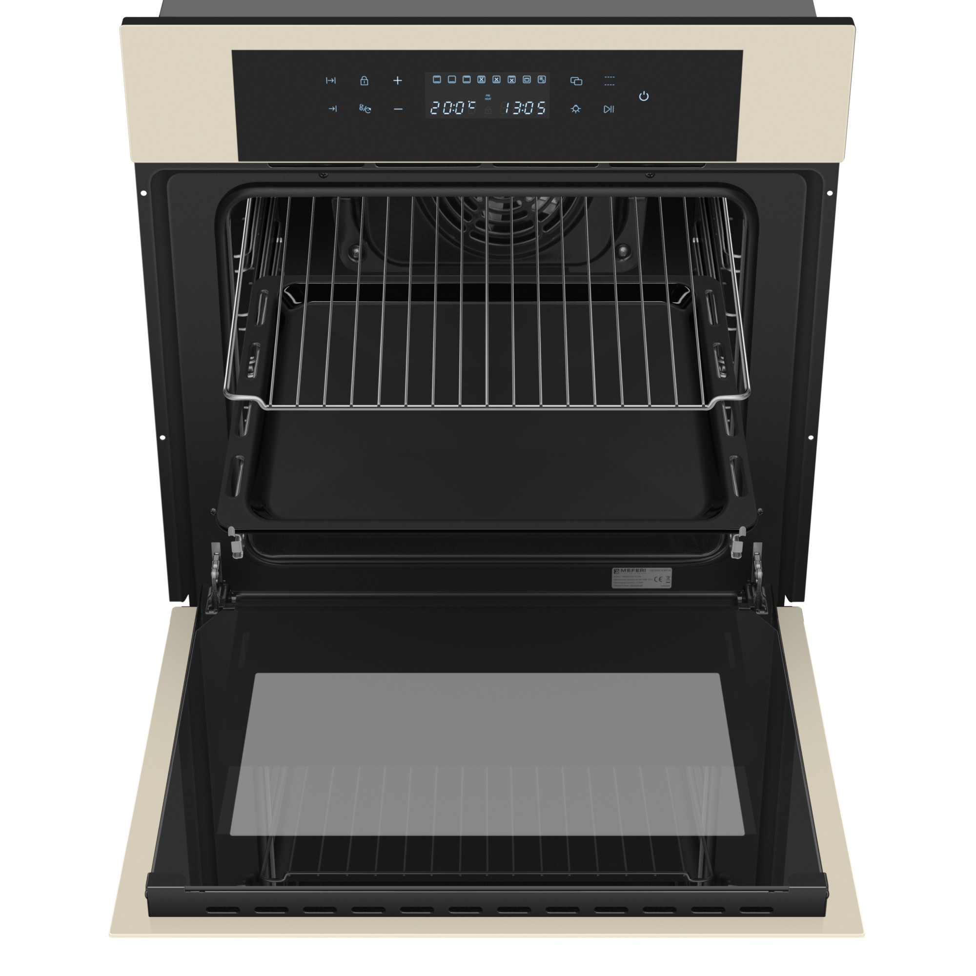 9202549 Электрический духовой шкаф Meferi MEO6010BG ULTRA бежевый STDN-0086394 - Вид №13