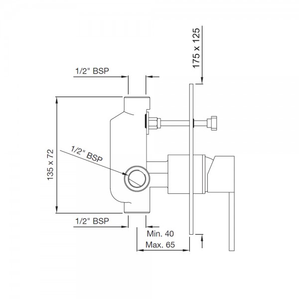 LEB-ABR-45065 Смеситель для ванны и душа Artize Le Blanc Античная бронза  - Вид №1
