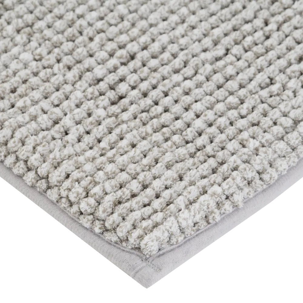 Коврик для ванной комнаты Swensa Ripple 80x50 см цвет бежевый STLM-2149919 - Вид №1