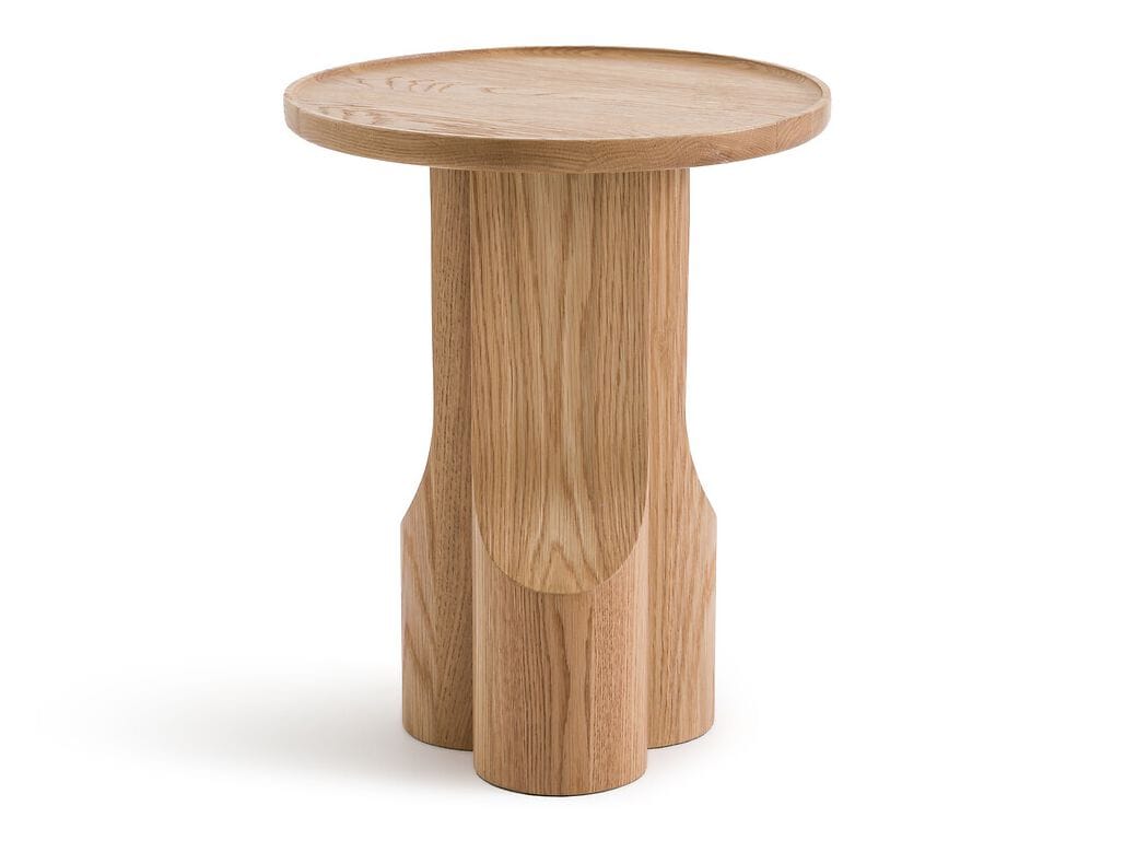 Круглый журнальный столик из дуба AMPM STIGIDO ARCH-00009560 - Вид №1
