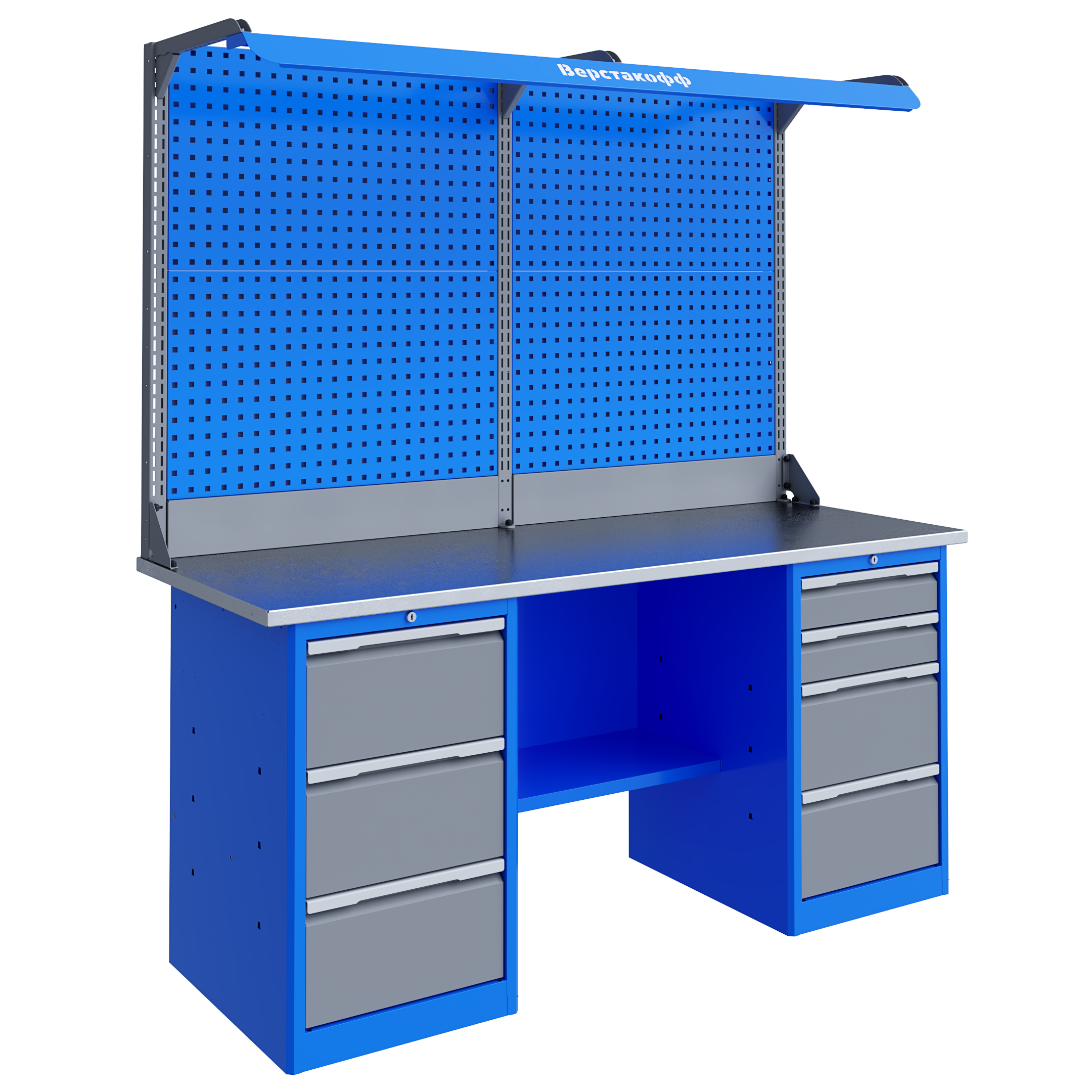 Верстак слесарный TNC 181.34.2-2F Верстакофф 125269