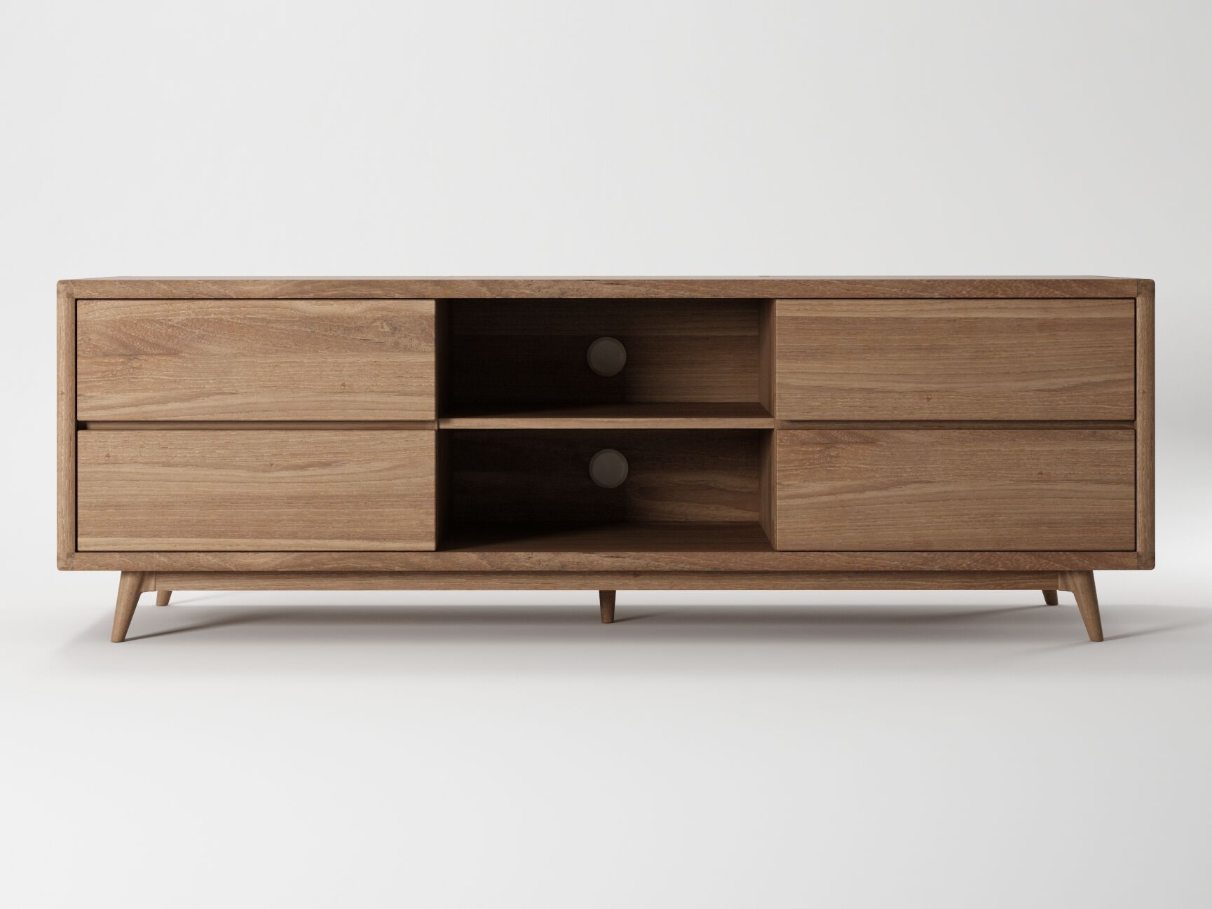 Деревянный низкий ТВ-шкаф KARPENTER Винтаж ARCH-00043458