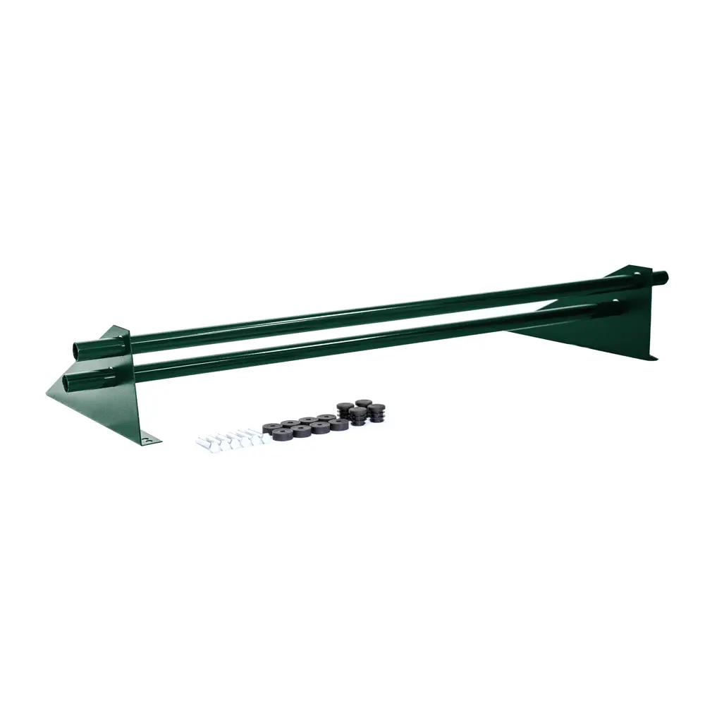 Снегозадержатель для металлической кровли трубчатый 1 м RAL 6005 зеленый OPTIMA STLM-2003343