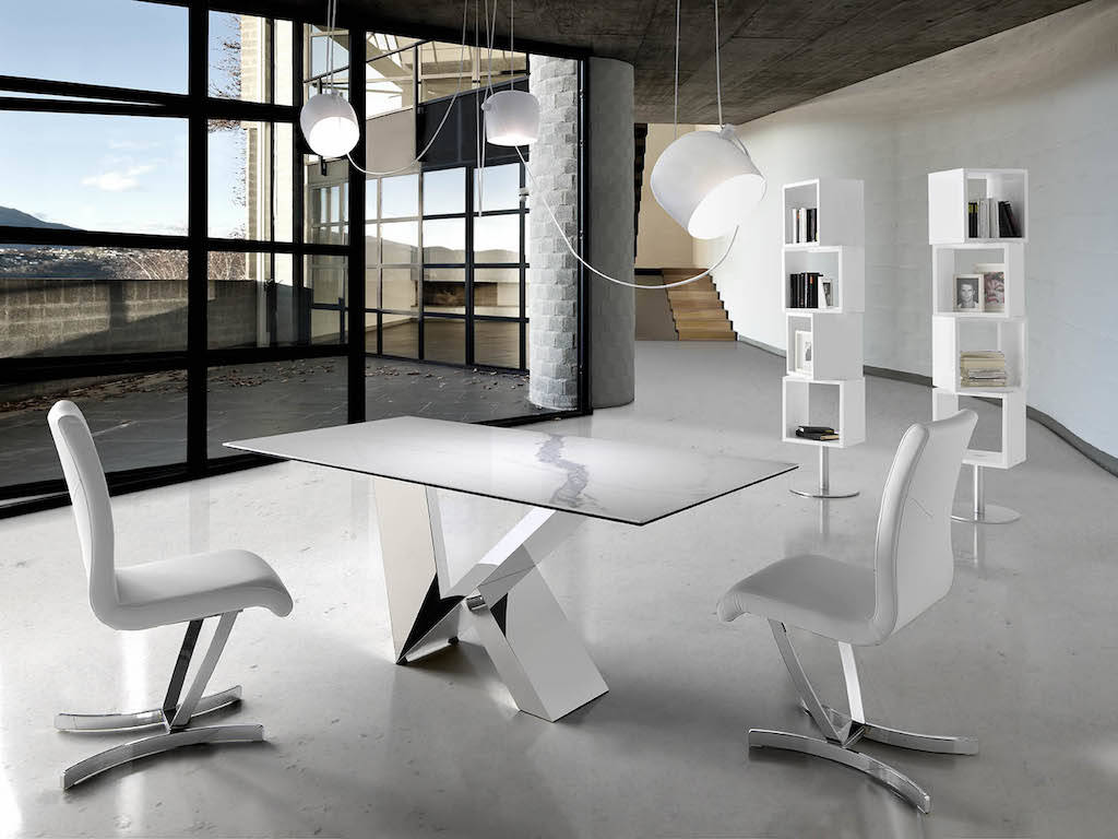 102032 Стол обеденный CT998 мраморный 160x95 Angel Cerda 