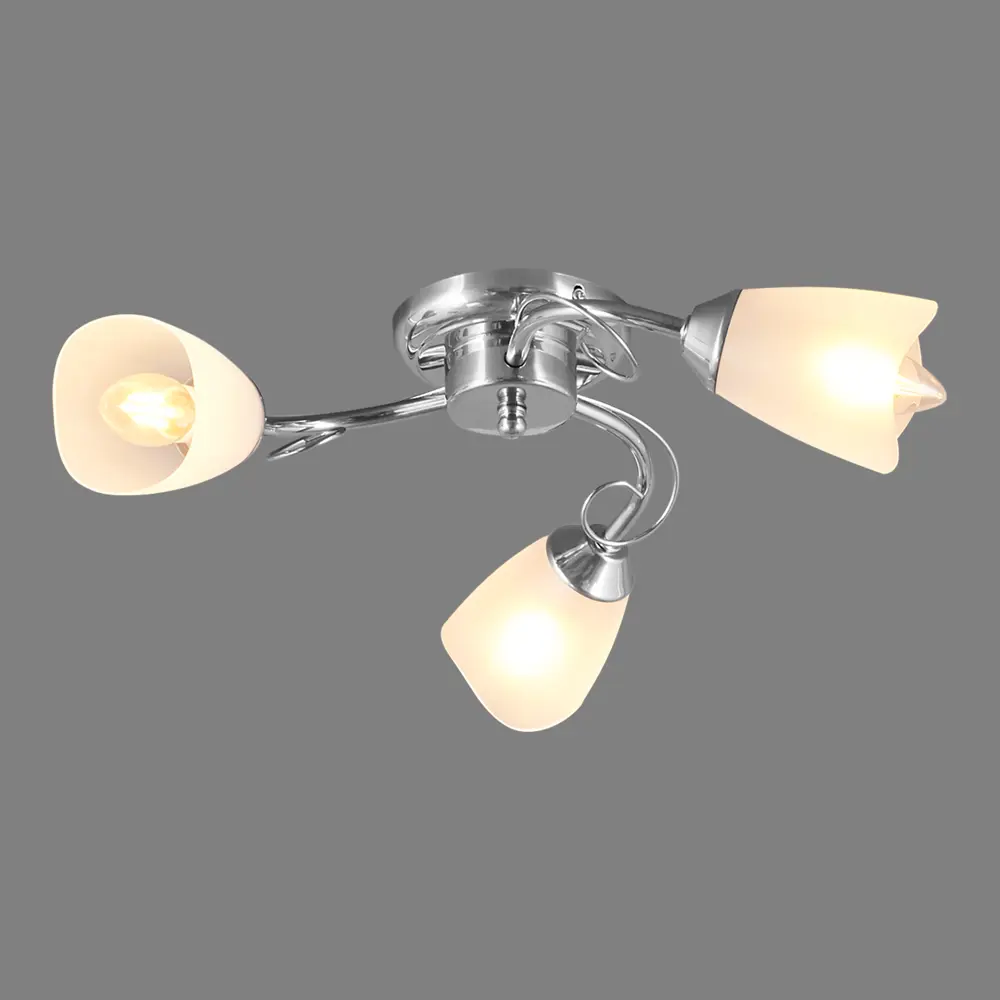 Люстра потолочная "Зима" 3хЕ14х40 Вт, цвет хром Vitaluce STLM-2086956 - Вид №2