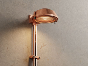 Медный алюминиевый настенный светильник