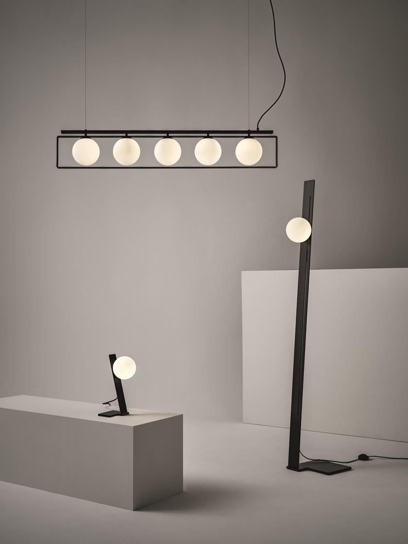 Midj Торшер из окрашенного металла с отраженным светом Suspense sun-id-1449251 - Вид №2