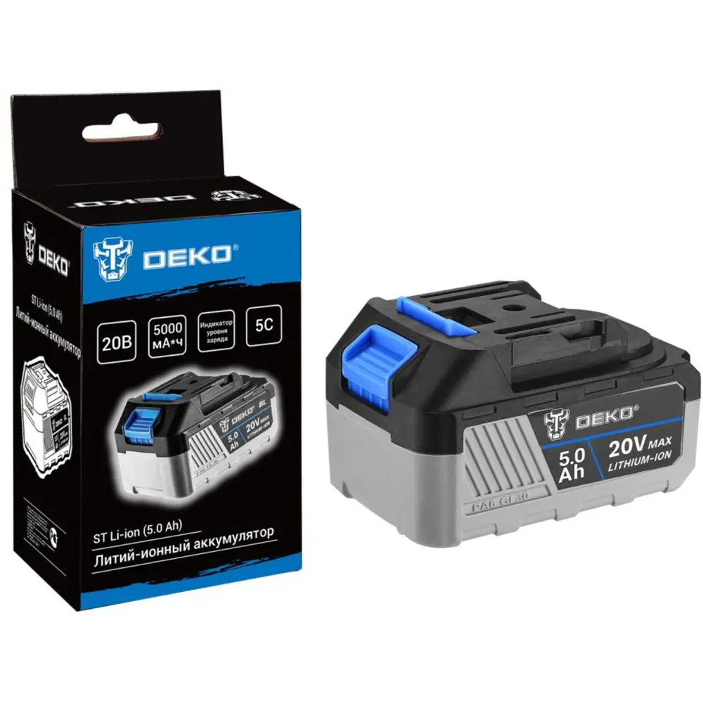 Аккумулятор DEKO ST 20V 4Ач для электроинструмента 89384896 STLM-1395428 - Вид №3