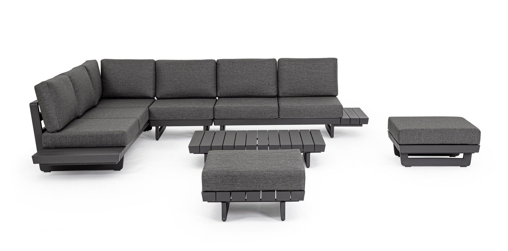 Угловой садовый диван из ткани BIZZOTTO Infinity ARCH-00091397 - Вид №24