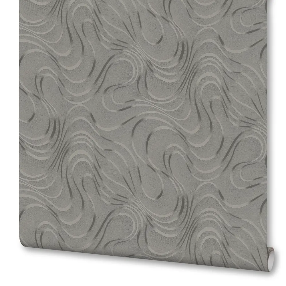 Обои флизелиновые Marburg Colani коричневые 1.06 м 97998 STLM-2038088