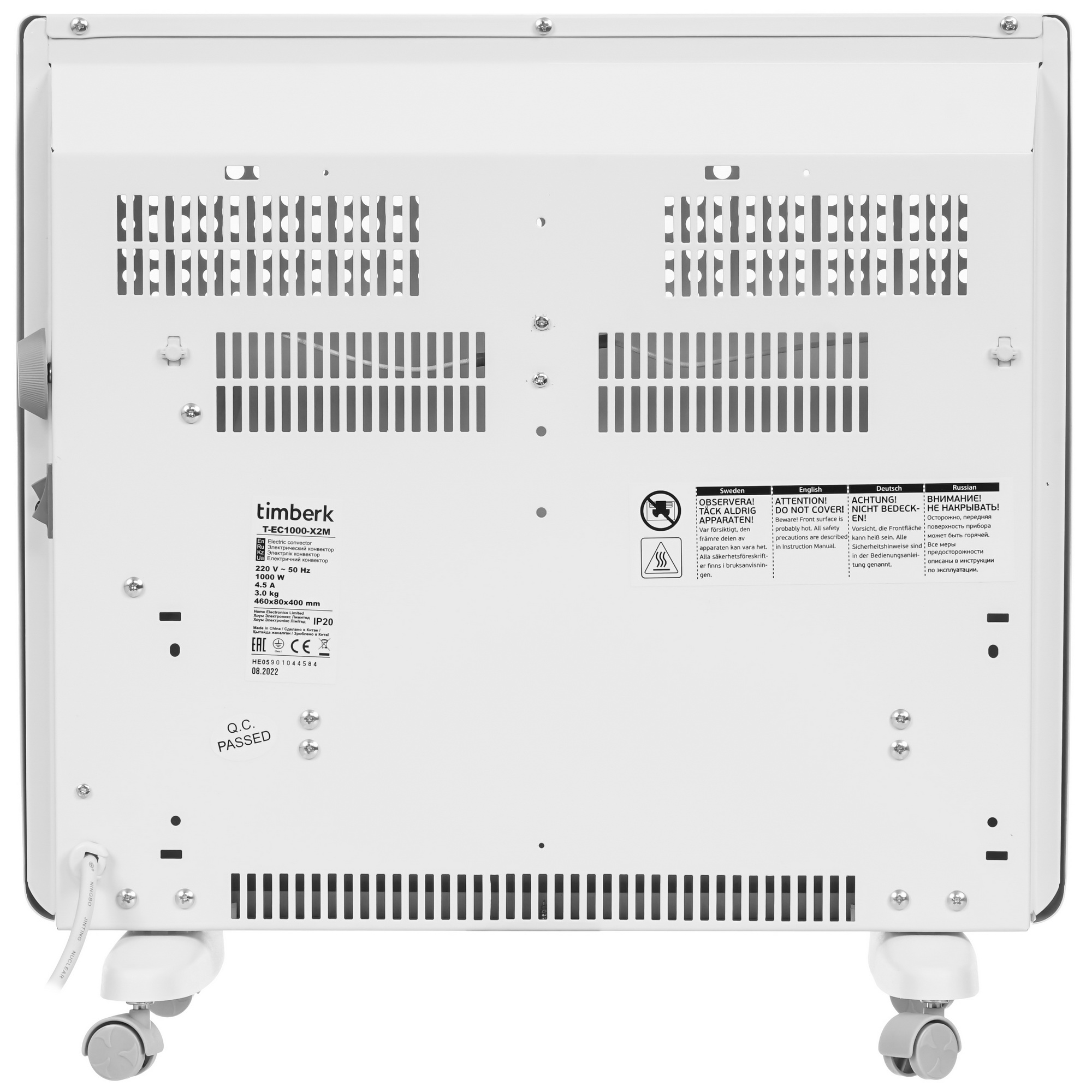 9106914 Конвектор Timberk T-EC1000-X2M STDN-0140997 - Вид №5