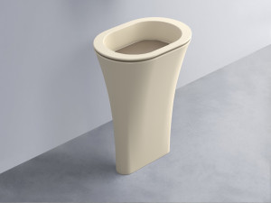 AMLA65-LN+AMPILO-AN+AMCOLO-LN Раковина Amedeo Ovale отдельностоящая cielo Enjoy + Amedeo