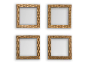 Квадратное зеркало в рамке